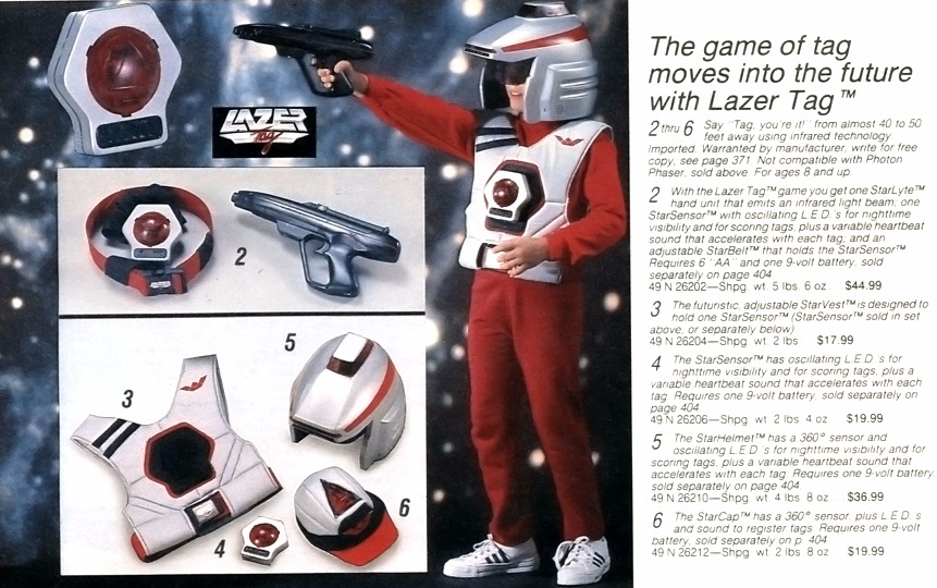 Lazer Tag 1986 Ad